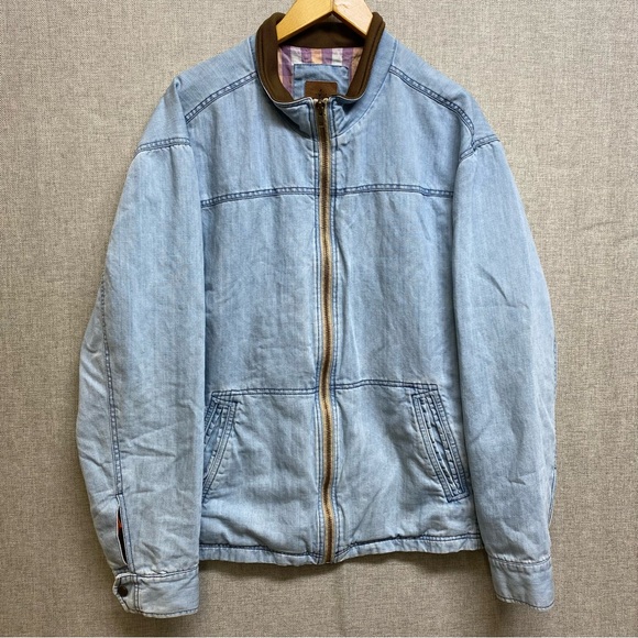 The Territory Ahead Denim Blue Jean Jacket Women's XL Light Blue, Pocket - Picture 2 of 10